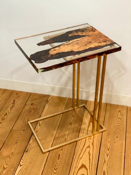 杉のサイドテーブル